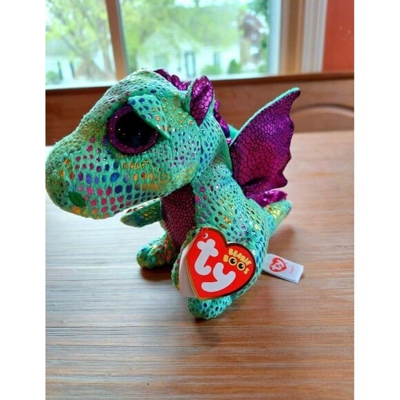 Ty Beanie Boos Dragon Plush Cinder - Picture 3 of 4